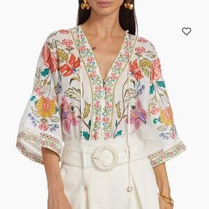 NWT Farm Rio Floral Bodysuit size XXS